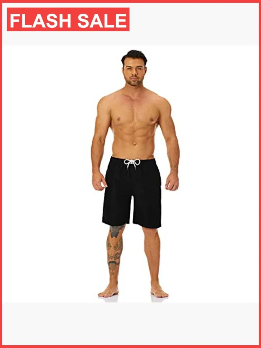 Men's 9 Inch Inseam Board Shorts Quick Dry Swim Trunks with Mesh Lining